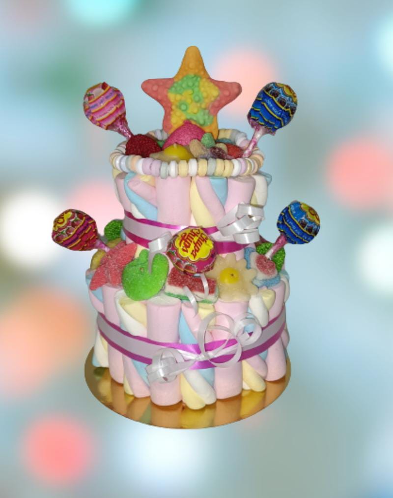 Las 13 mejores tartas de chuches originales de cumpleaños en este 2020