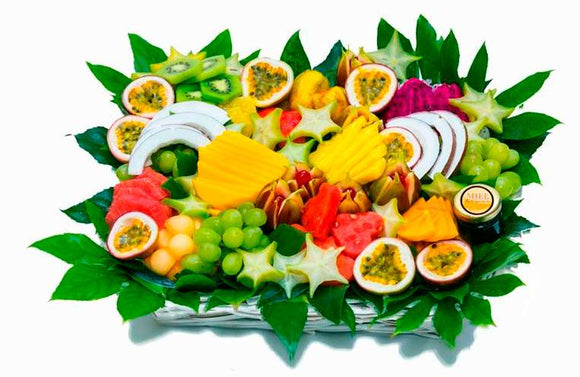 Cesta de regalo de frutas frescas de Tropical Favorites